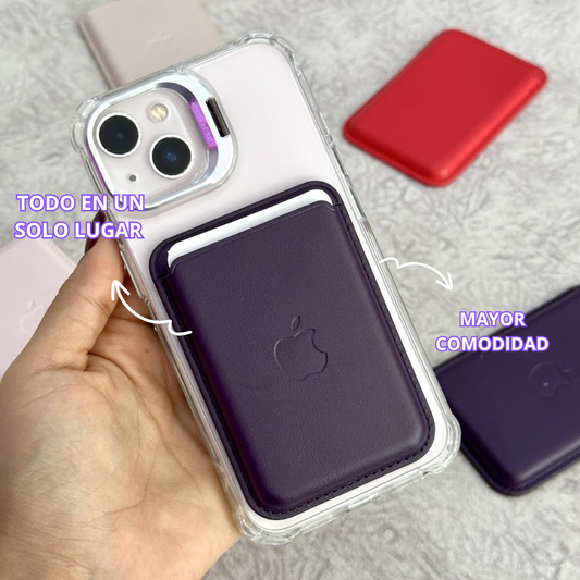 WALLET MAGSAFE TONO MORADO / ACCESORIOS Y MAS