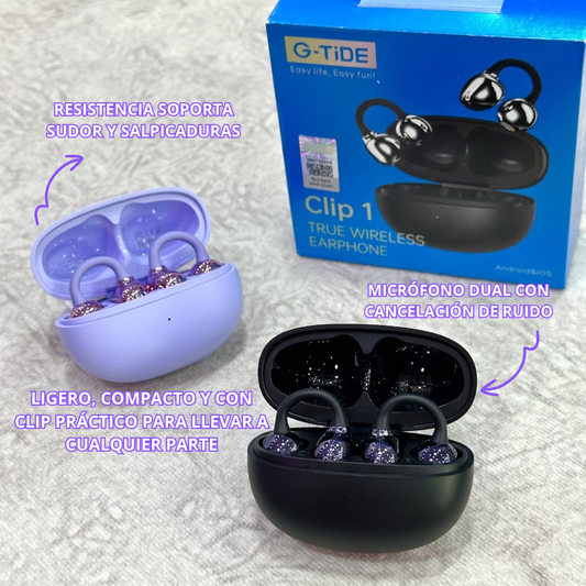 Clip 1 G-TIDE EARPHONE AUDÍFONOS
