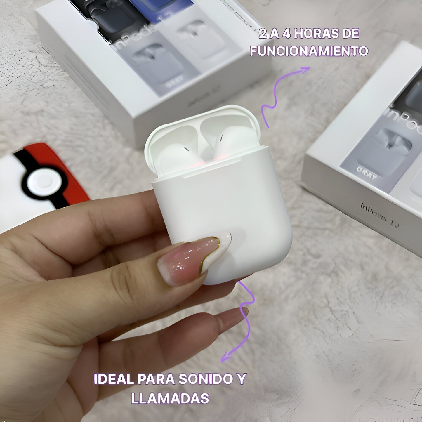 AirPods Inpods I12 (audífonos inalámbricos)