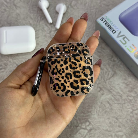 P AirPods serie 1/2 leopardo