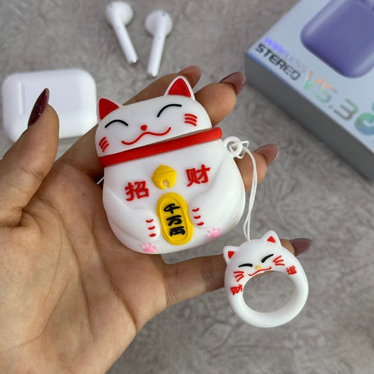 airpods gato blanco serie 1/2