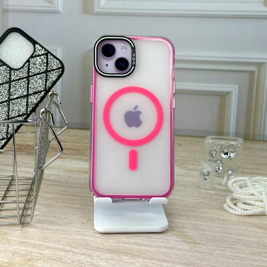 Magsafe Fucsia Anti Deslizante IPH 13/14