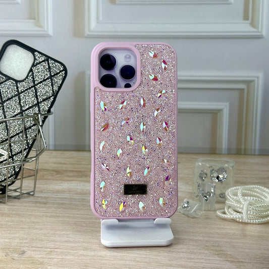 Swarovski perlas rosa IPH 16 PRO MAX