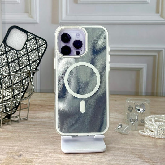 Glitter doble blanco IPH 16 PRO MAX