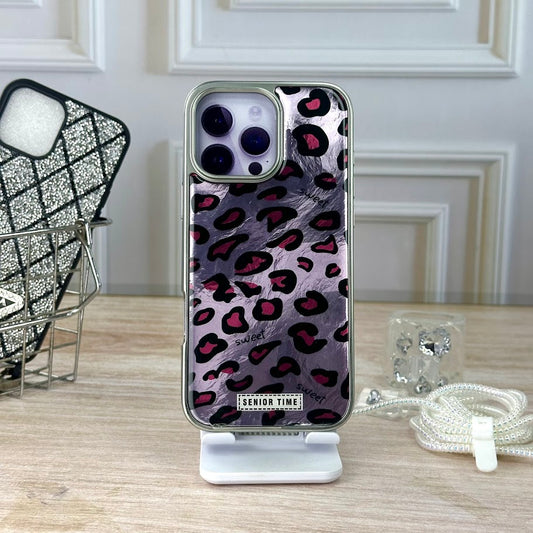 Animal print rosa IPH 16 PRO MAX