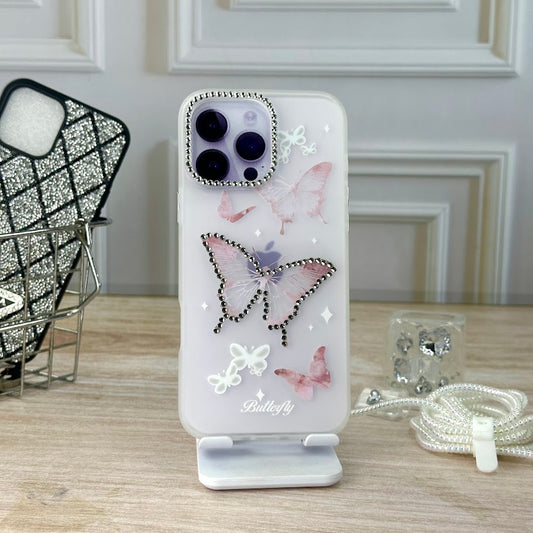 Butterfly perlas IPH 16 PRO MAX