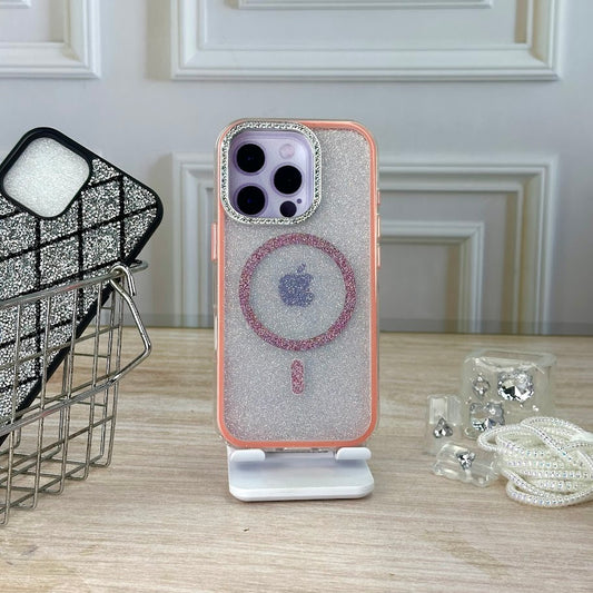 360 glitter rosa IPH 16 PRO
