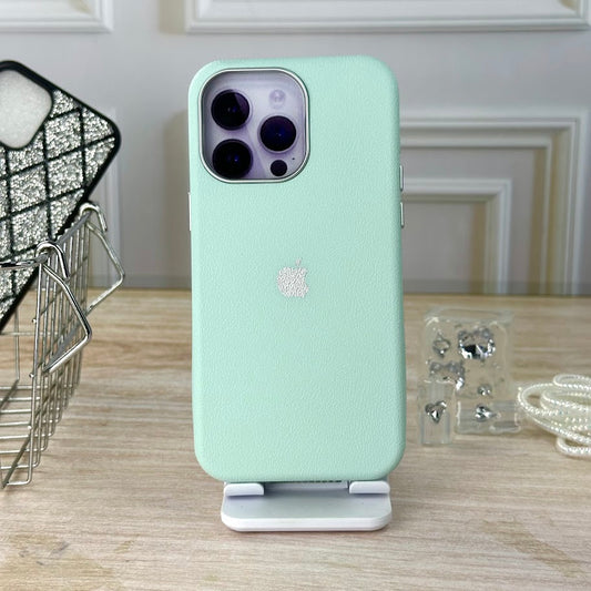 Cuero azul IPH 15 PRO MAX