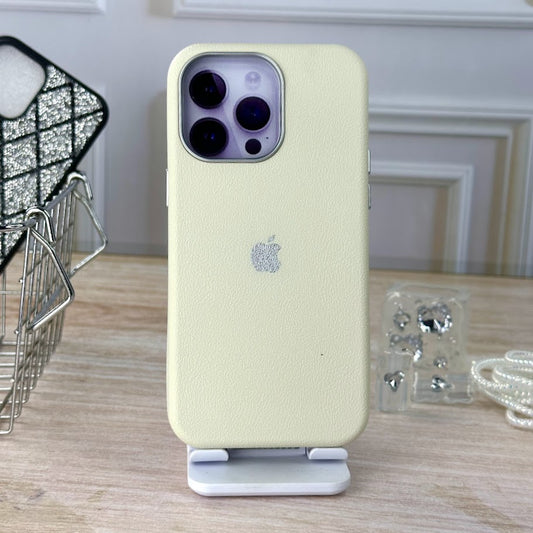 Cuero beige IPH 15 PRO MAX