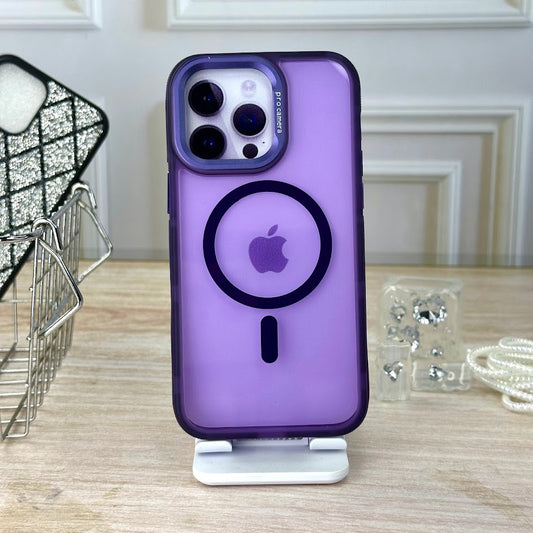Magsafe morado IPH 15 PRO MAX