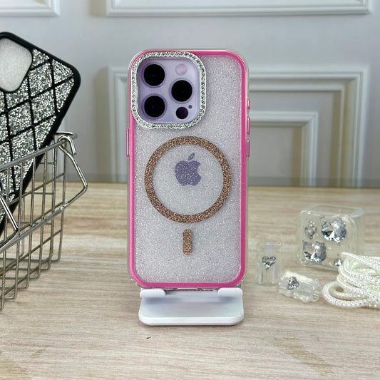 Glitter 360 fucsia IPH 15 PRO
