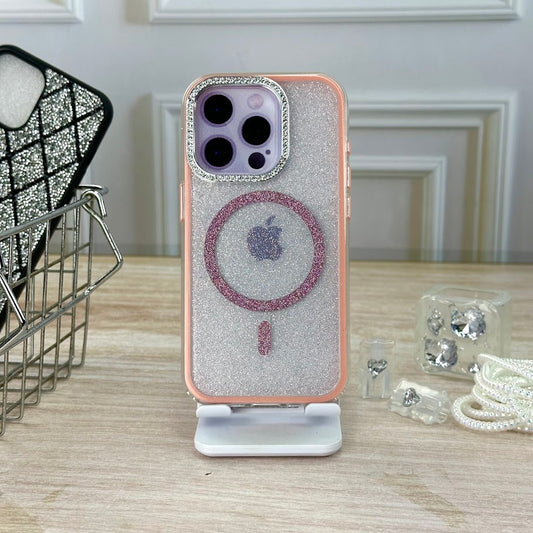 Glitter 360 rosa IPH 15 PRO