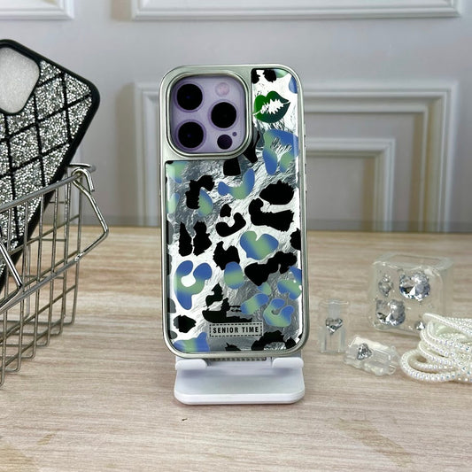 Animal print verde IPH 15 PRO