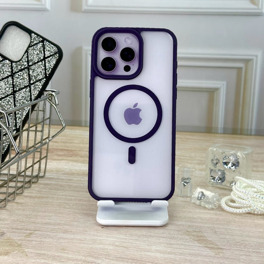 Borde antideslizante morado IPH 15 PRO MAX