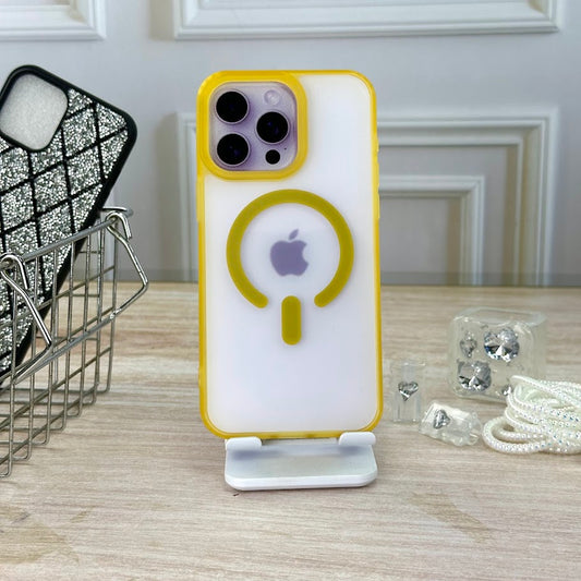 Magnetic amarillo IPH 15 PRO MAX