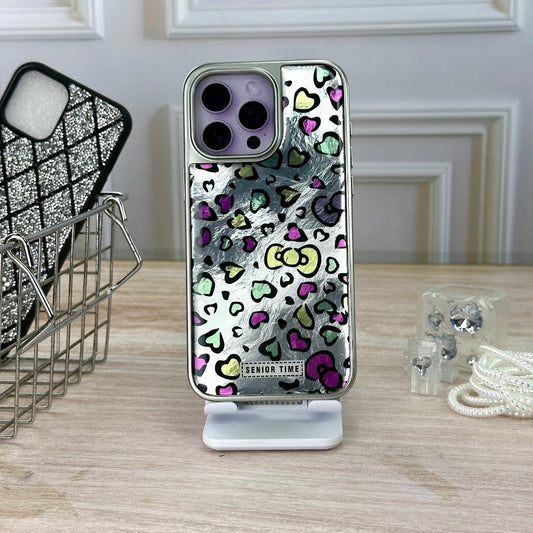 Animal print corazones IPH 15 PRO MAX