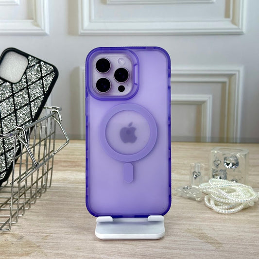 Combo humo borde morado IPH 12 PRO MAX