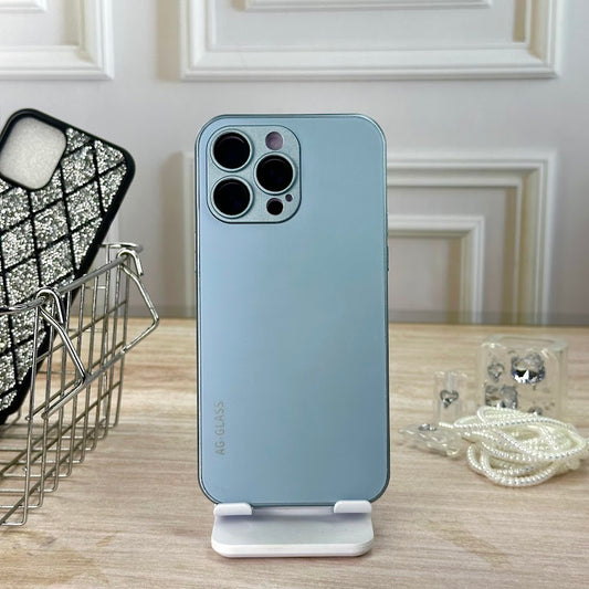 Glass azul celeste IPH 14 PRO MAX