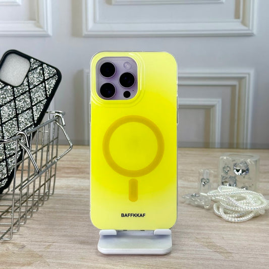 Degrade mags amarillo IPH 14 PRO MAX