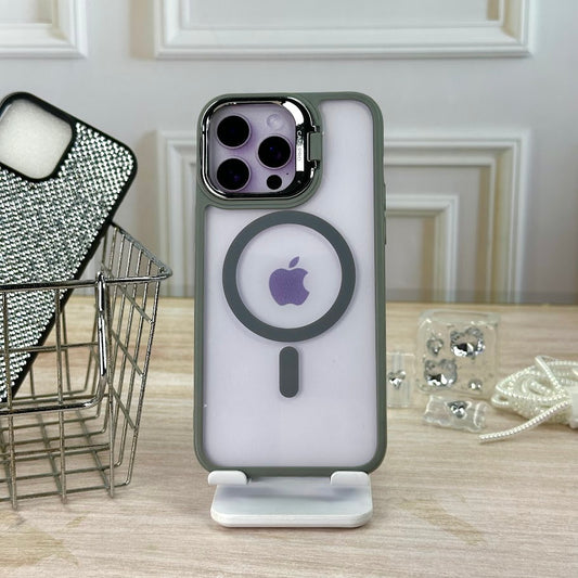 Magsafe gris y soporte IPH 14 PRO MAX