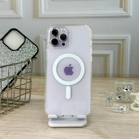 Mags transparente con P de camara IPH 12 PRO MAX