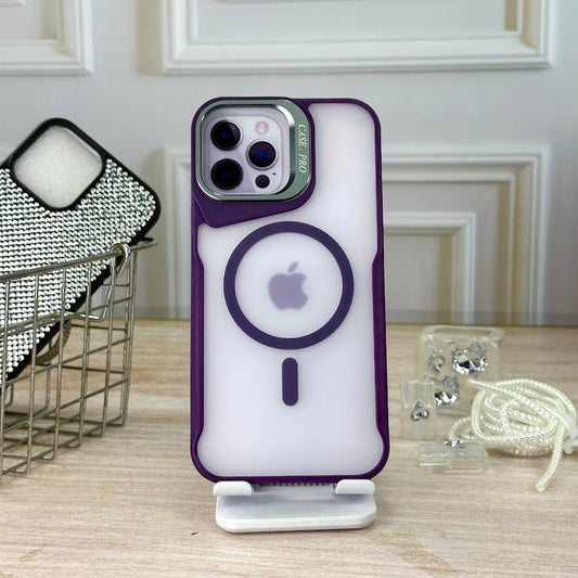 Borde transpirado con soporte morado IPH 12/13 PRO MAX