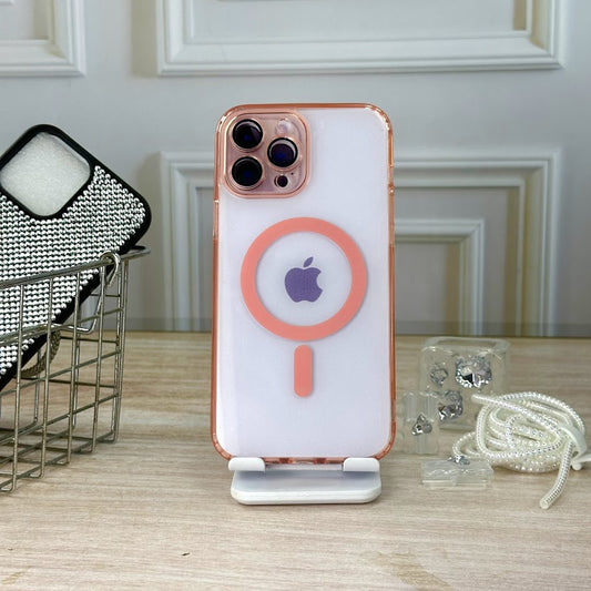 Mags rosa con P de camara IPH 12 PRO MAX