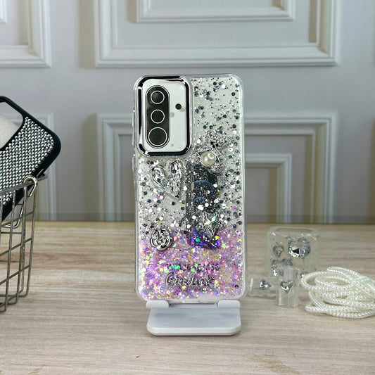 Glitter 3D morado SM A56