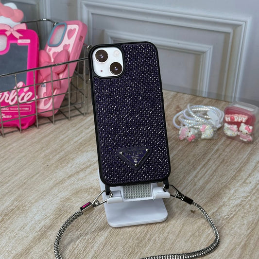 Prada diamante morado + strap IPH 13/14