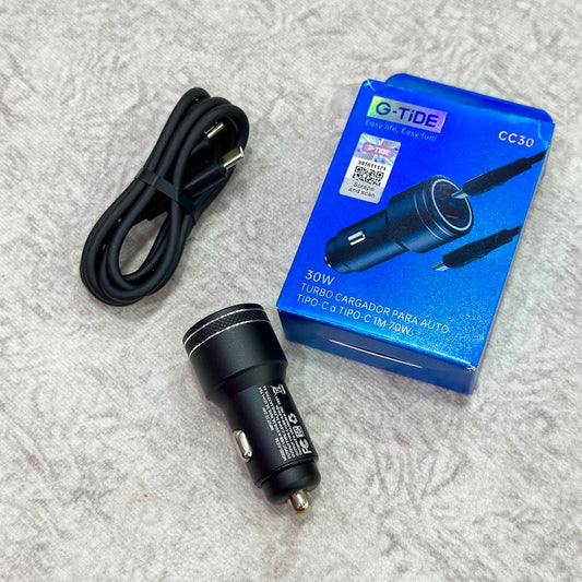 Cargador CC30 NEGRO G-TIDE