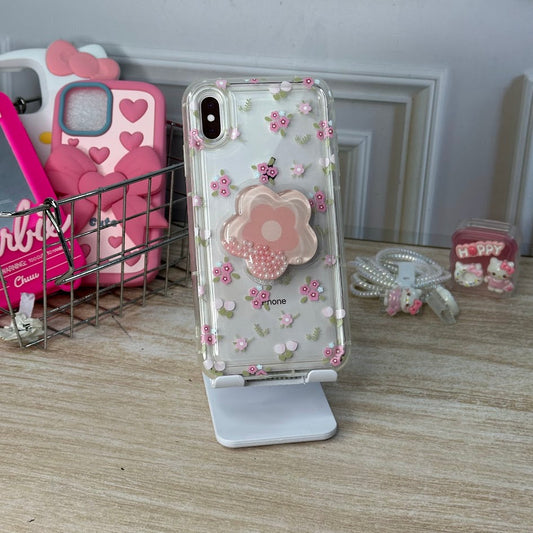 Rosas + pop sockets iph xs max