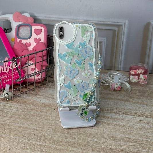 corazones azules IPH XS MAX