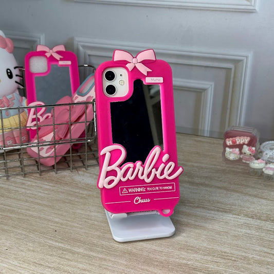 Barbie espejo silicona iph 11