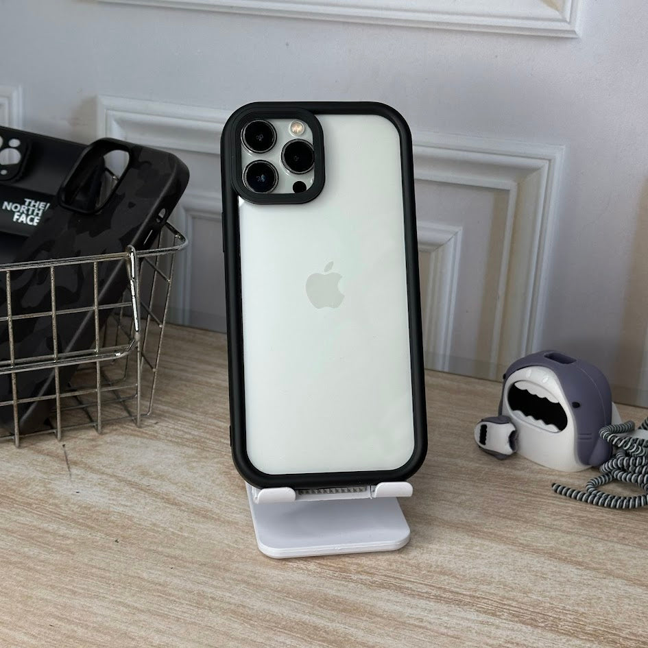 protector de iphone 12 pro max negro