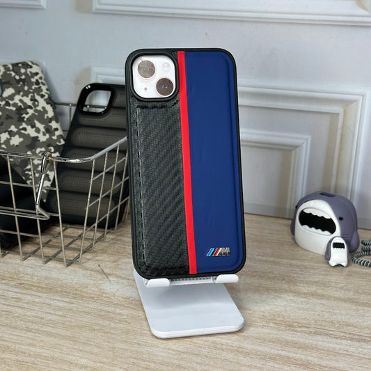 BMW estilo en fibra y cuero azul IPH 14/15