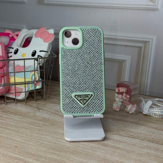 Diamante Prada verde menta  iph 15