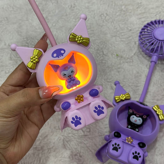 Lampara y abanico de kuromi Accesorios