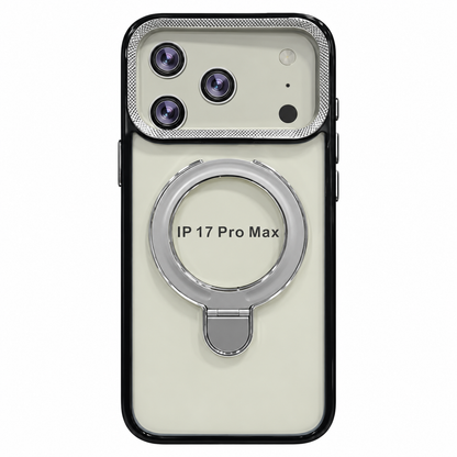 COMBO SOPORTE PLATEADO IPH 17 PRO MAX