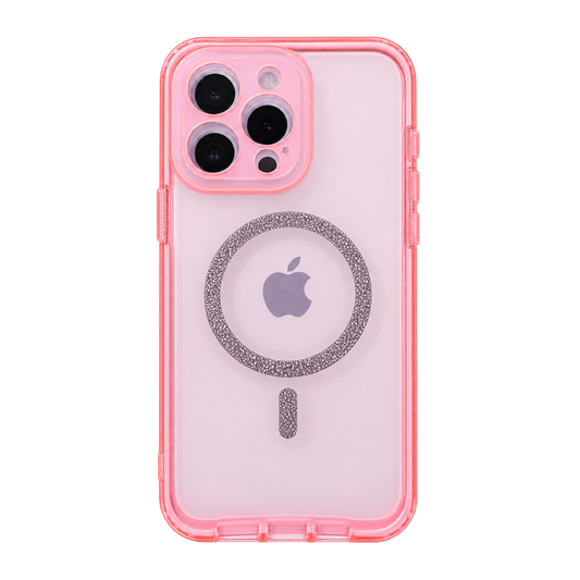 CASE ROSA 360 MGS BRILLO IPH 15 PRO MAX