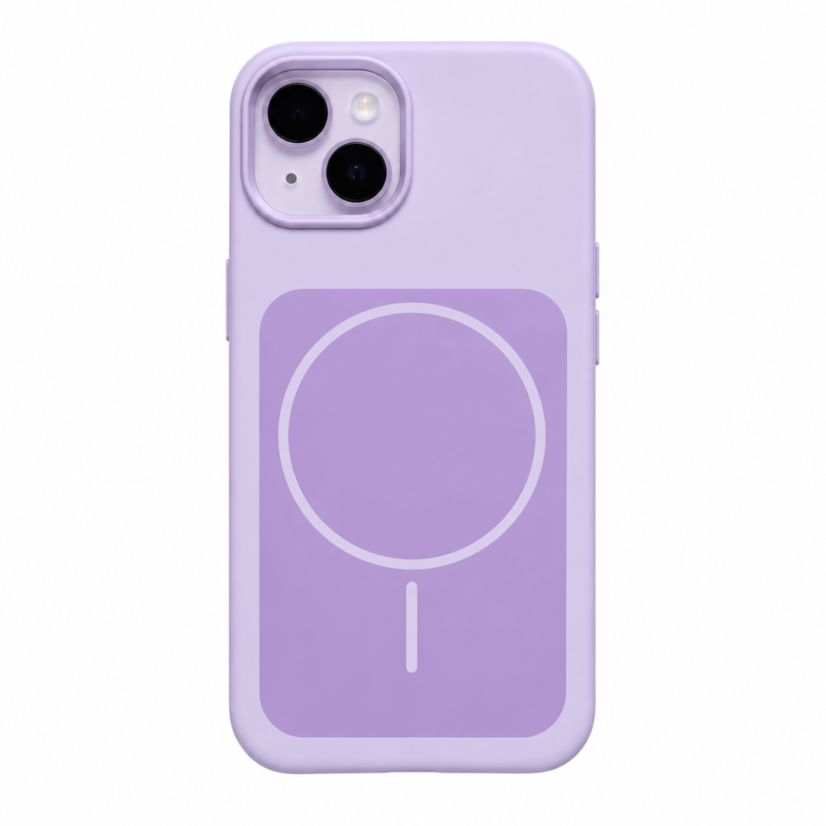 CASE SILICON WALLET LILA IPH 13/14/15