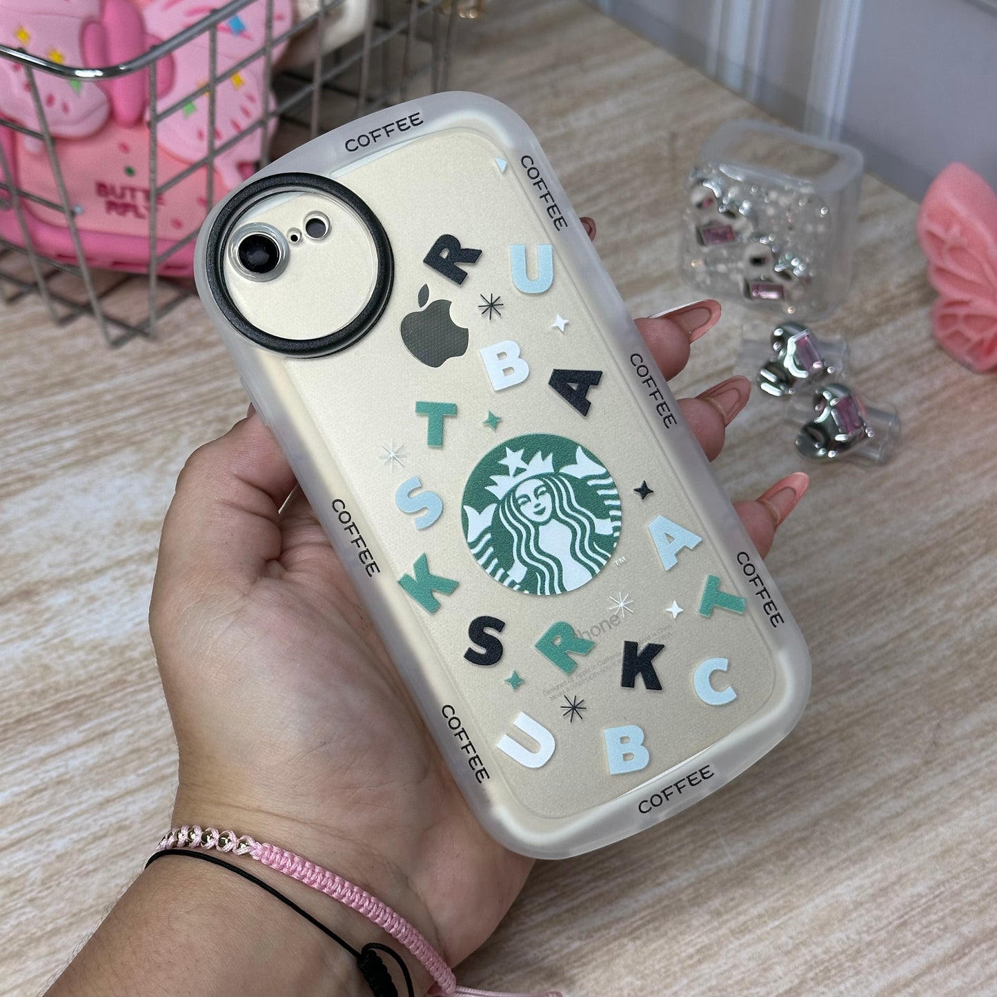 case Starbucks iph 7/8 y SE