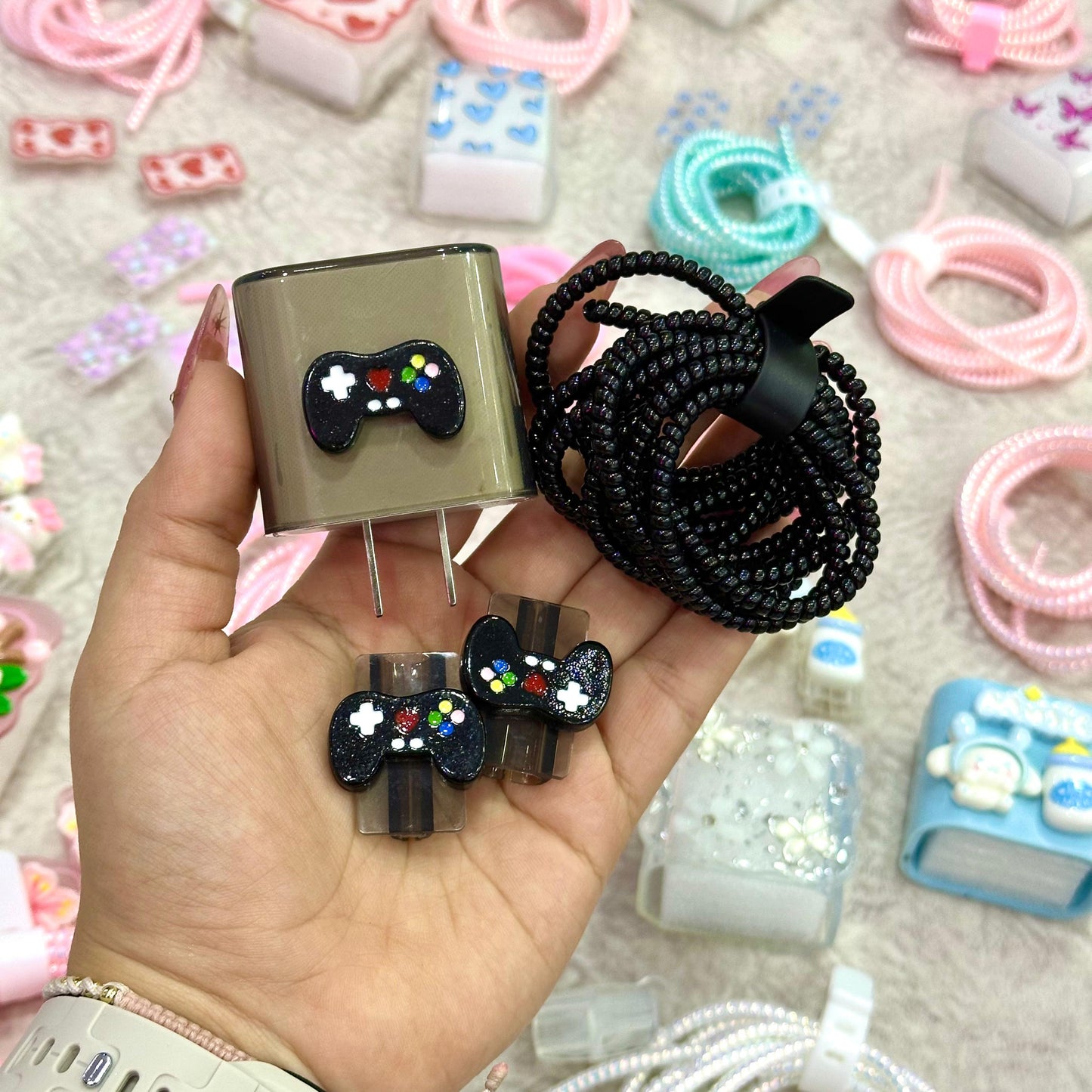 Protector de cargador videojuegos