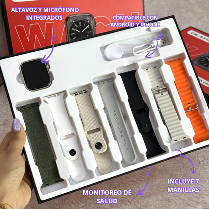 reloj Wach 7 plus 7 manillas