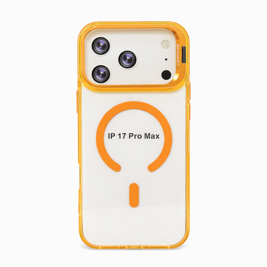 CASE MAGS CON SOPORTE NARANJA IPH 17 PRO MAX