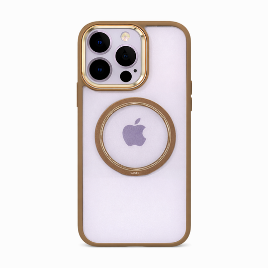 CASE MAGS REFORZADO CAFE IPH 16 PRO
