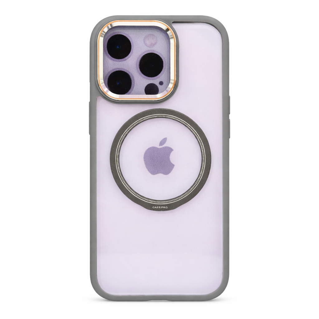 CASE MAGS REFORZADO GRIS IPH 16 PRO