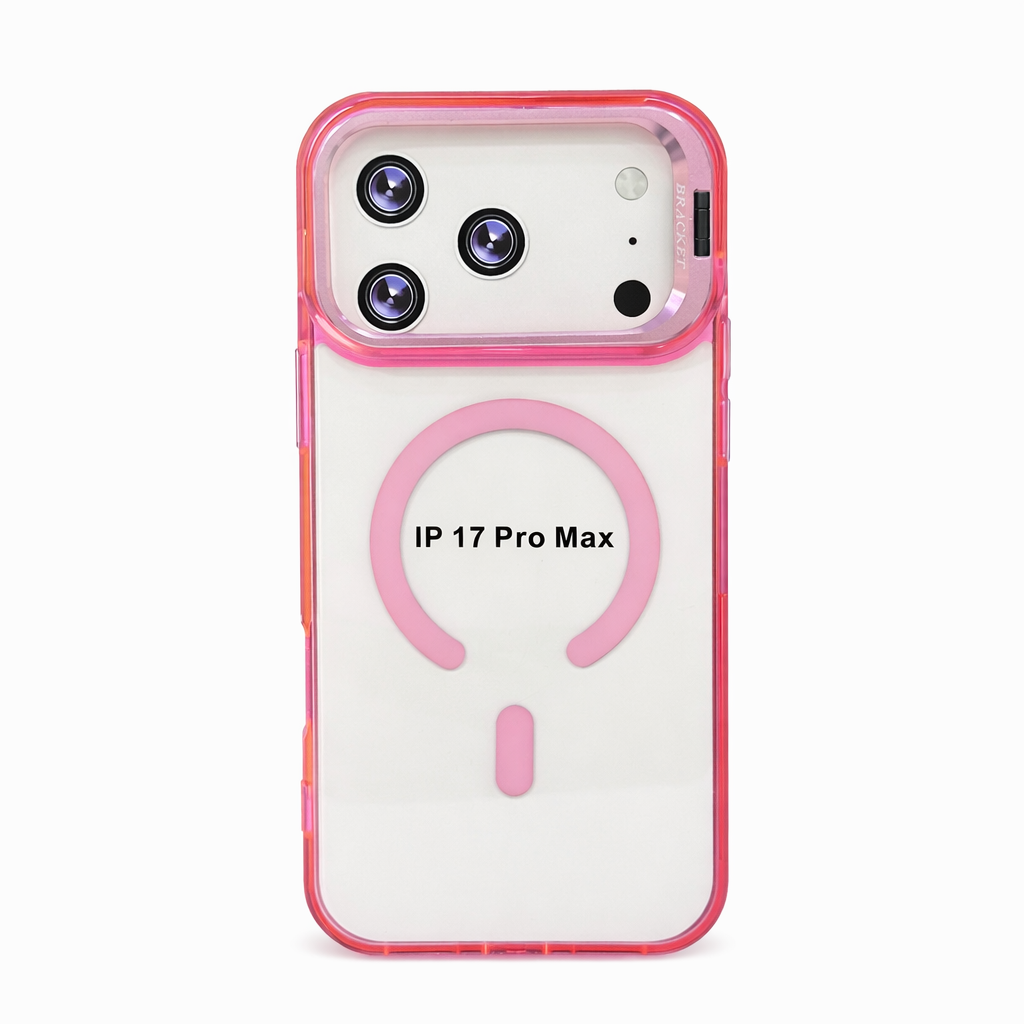 CASE MAGS CON SOPORTE ROSA IPH 17 PRO MAX