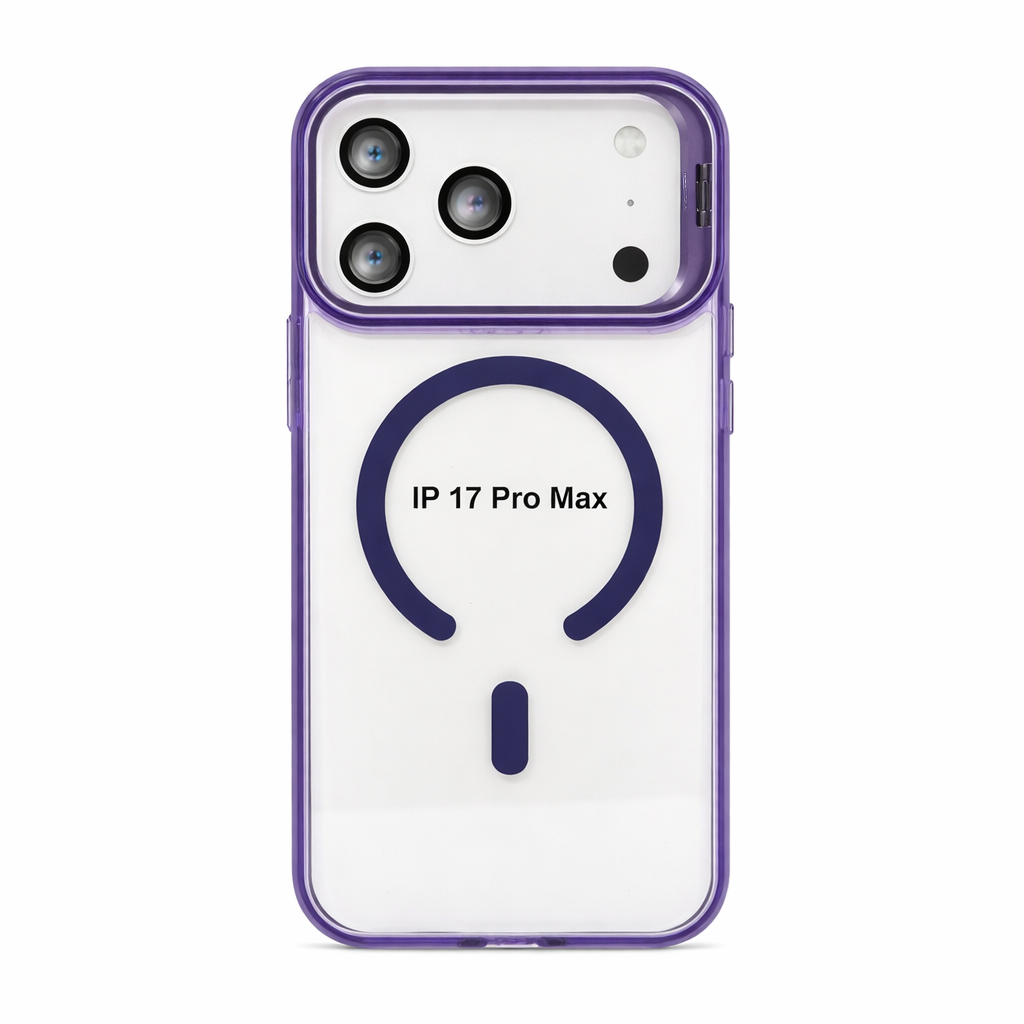 CASE MAGS CON SOPORTE MORADO IPH 17 PRO MAX