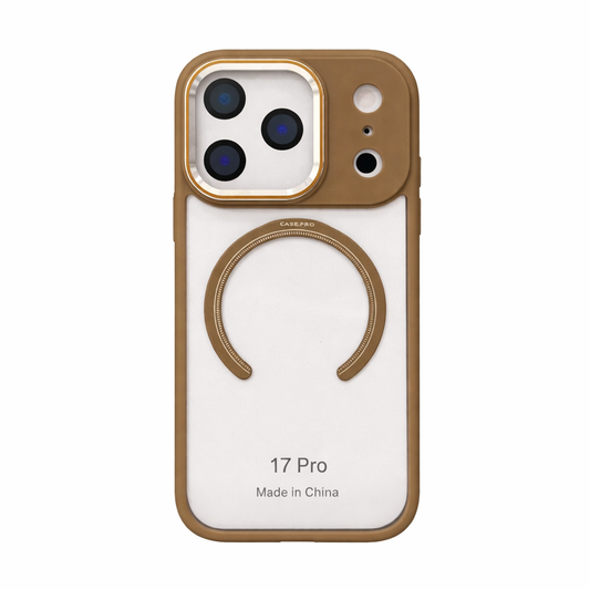 CASE MAGS REFORZADO CAFE IPH 17 PRO