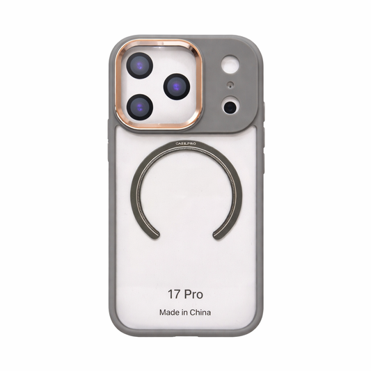 CASE MAGS REFORZADO GRIS IPH 17 PRO